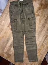 Hose Cargo Olivgrün H&M, Größe 38 Stretch