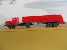 LKW mit Tankauflieger  Fahrzeug 1:160 von Wiking Spur N 330