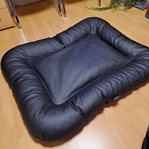 Neuwertiges hundebett leder - neuwertiges,