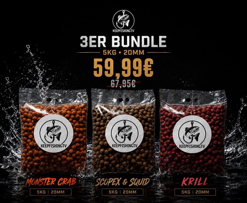 15kg boilies bundle 20mm - 20mm,