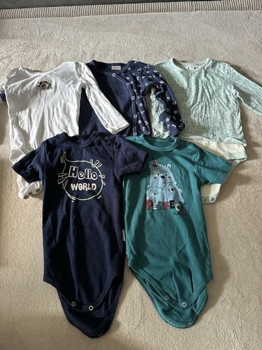 5er set baby jungen bodys - jungen,