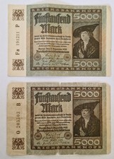 Kleines Konvolut Banknoten