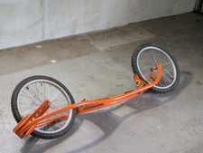 20" Longboard Dirtsurfer Skateboard Ldp Orange  Wie Neu!