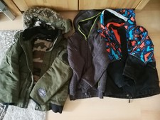 Kleiderpaket Winterjacken Jungen 128 134 (gefüttert 3 Teile Kapuze Fell)