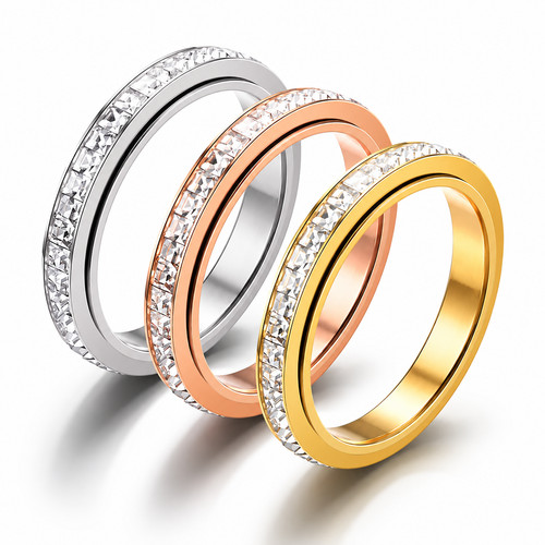 Anti stress ring gold - stress, oder