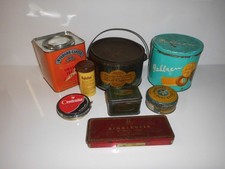 * * * Blechdosen Konvolut