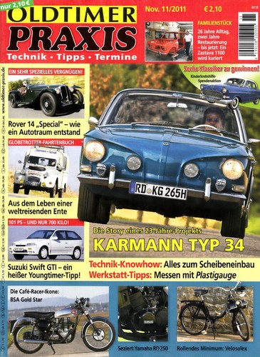 Oldtimer praxis 2011 - oldtimer, +