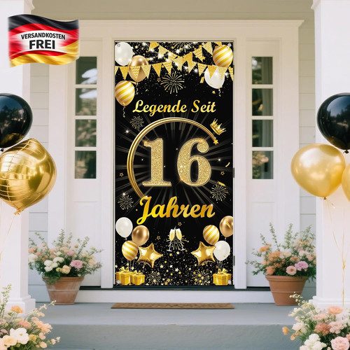 Geburtstagsdeko banner - geburtstagsdeko, 16