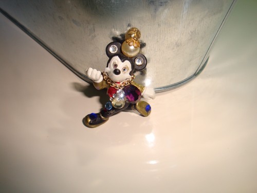 Micky maus brosche mit - brosche, strass