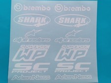 12 x Sponsoren Aufkleber -