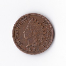 Indian Head Penny 1906 USA 1