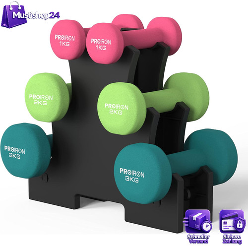 Hanteln neopren 2er set - neopren, 2er-set