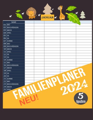 Familienplaner 2024 mit - familienplaner, 5