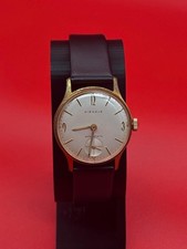 Kienzle Antimagnetic Vintage Uhr Herren Gold Silber Kleine Sekunde 60er Läuft