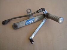 Eckert Fußraste + Halteplatte links + Schalthebel Honda CB 750 Four Typ K1 - K6