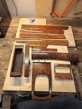 Audi A6 C5 Avant Wurzelholz Dekor Leisten Innenraumleisten