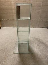 CD Ständer / Regal aus Glas für ca. 52 CDs