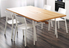 NEU IKEA ANVÄNDBAR Bambus Tisch Esstisch 180 x 98 x 74 Esszimmer Büro Computer