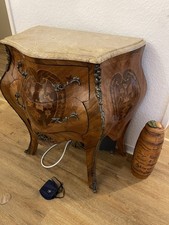 Antiker Schrank Mit Marmorplatte (massiv Holz)