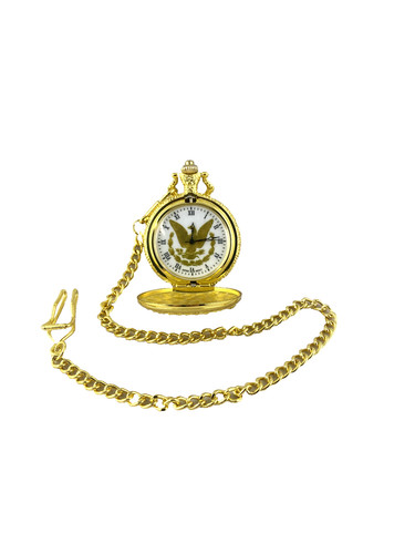 Taschenuhr mit kette adler - taschenuhr,