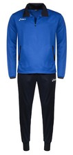 Asics Herren Trainingsanzug Jogginganzug Sport Freizeit Anzug Blau M L XL XXL