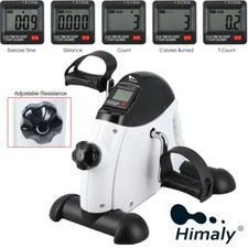 Himaly Mini Pedaltrainer Büro Heimtrainer Fitness Bike Arm und Beintrainer LCD