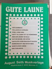 Gute Laune AS 274  Der Gamsbock Holladiriah Hopsassa Stimmung Akkordeon Noten