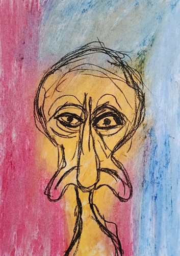 Art portrait painting modern - portrait,