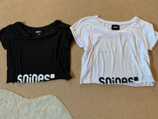 Snipes, 2x T- Shirt, Sportshirt , Shirt ,Sport, Weiß/Schwarz, Größe: L + XS ,Top