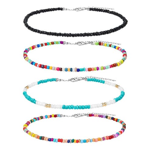 Choker halskette mit perlen - choker-halskette,