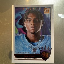 2025 Donruss Football Cam Ward (RC) Rookie Gridiron Kings #RGK-CWD SP