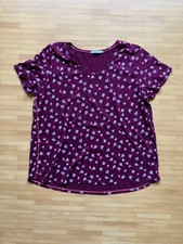 °°°  Damen Shirt T-Shirt Gr. XXL  bordeaux mit Druck von Cecil  °°°TOP°°°