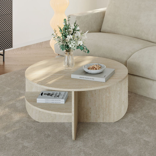 Couchtisch reykhon ø80x41 - Ø80x41, cm
