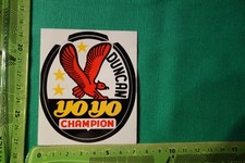 Alter Aufkleber DUNCAN yo yo CHAMPION
