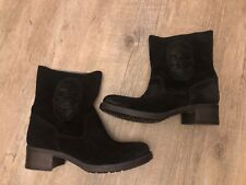 NEU! ,, LAVORAZIONE Artigiana“ LEDER Stiefelletten. Gr.42.Schwarz.Maße!!!