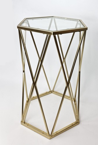 Sechseck glas mitteltische mit - sechseck,