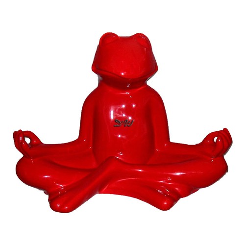 Yoga frosch rot relax - yoga,