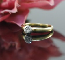 Solitär Brillant Ring in
