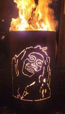 Feuertonne / Feuerkorb mit Bob Marley Motiv