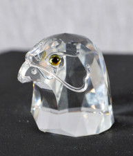 SWAROVSKI GLAS FIGUR - ADLERKOPF - HANDARBEIT AUS KRISTALLGLAS