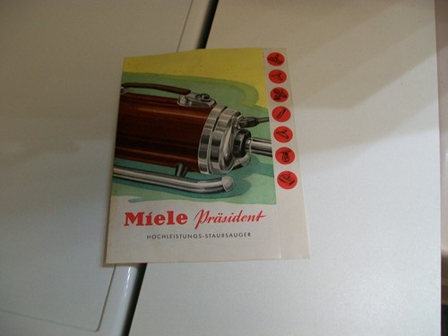 Altes miele werbeprospekt - miele,
