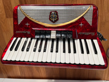 Akkordeon Settimio Soprani 96 Bässe, 7 Register, Bj. 1969, 1. Hand.