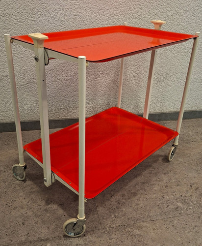 70er pop art servierwagen - 70er,
