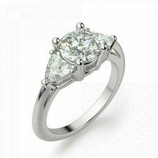 Rund diamant dreistein - kt,