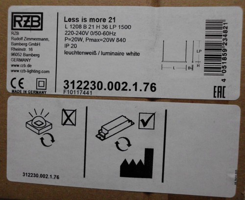 Rzb led pendelleuchte - rzb,