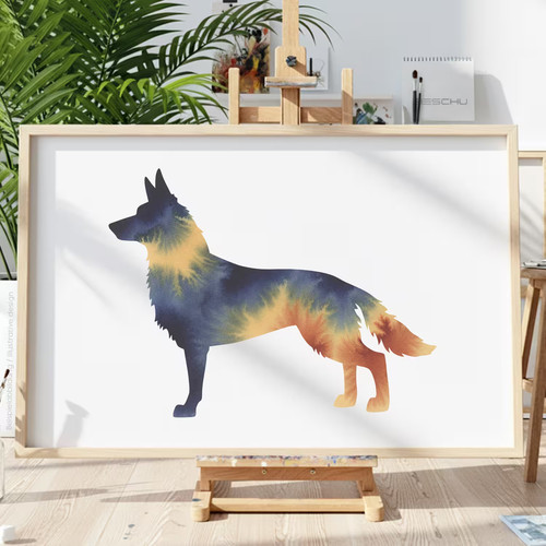 Hunde tiere v36 schablone - hunde,