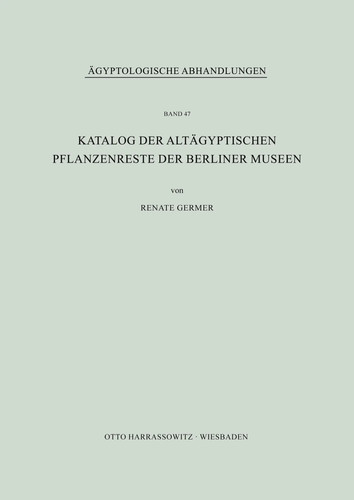 Katalog der altägyptischen