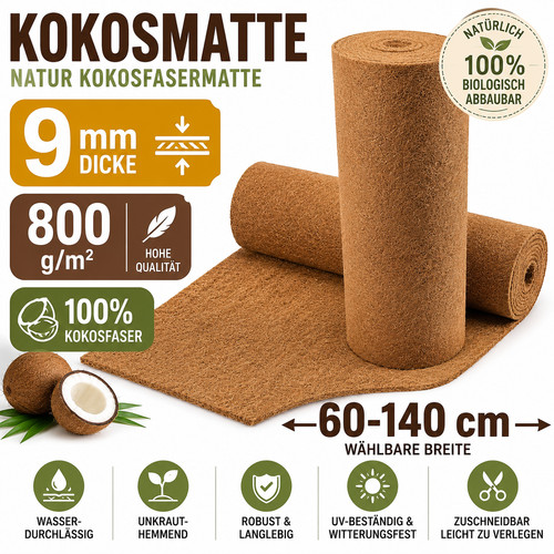 Kokosmatte 140x200 - 60–140x200, |