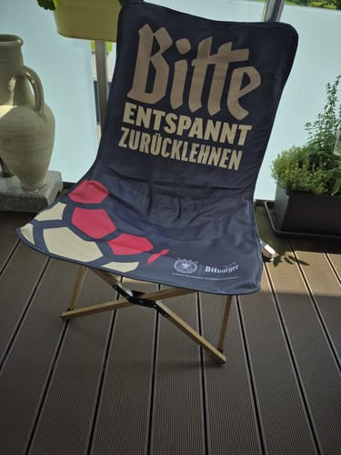 Bitburger fan stuhl neu - bitburger, fan-stuhl,