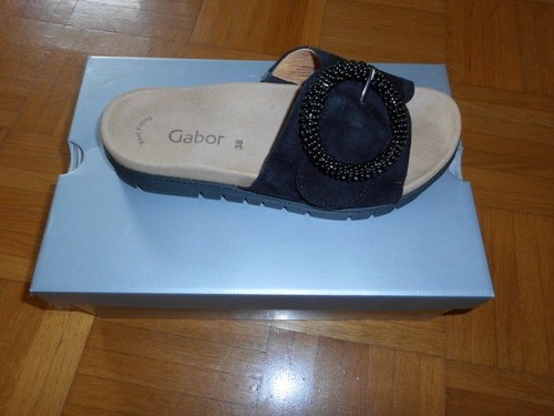 Gabor damenpantolette schwarz - gabor,